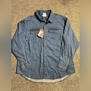 Wrangler Work Wear Denim Jacket, Men's XXL - NEW